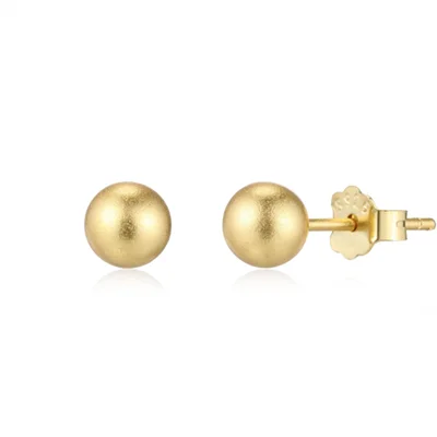 گوشواره نقره گوی طلا