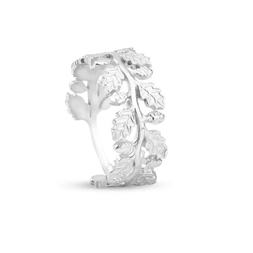 انگشتر نقره برگ بلوط