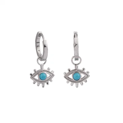 گوشواره نقره فیروزه