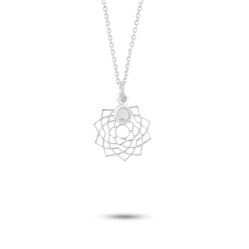 گردنبند نقره چاکرا قلب