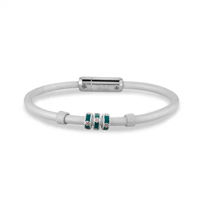 دستبند نقره رنگین