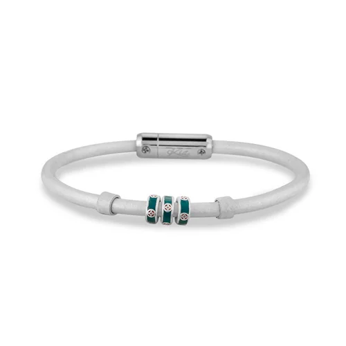 دستبند نقره رنگین