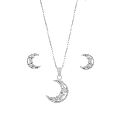 نیم ست نقره دلما