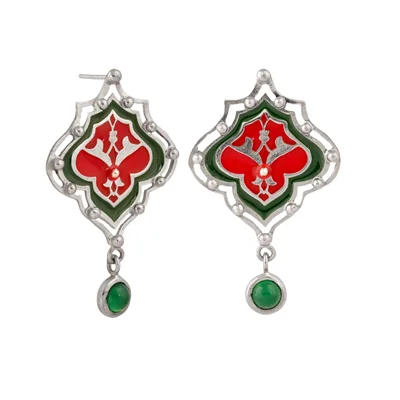 گوشواره نقره گوهر