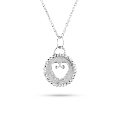 گردنبند نقره قلب