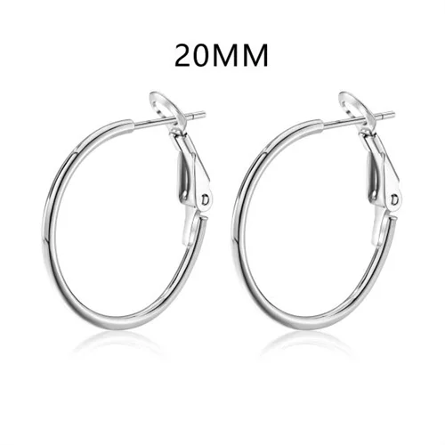 گوشواره نقره درخشا 20mm