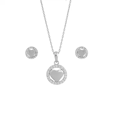 نیم ست نقره دلسو