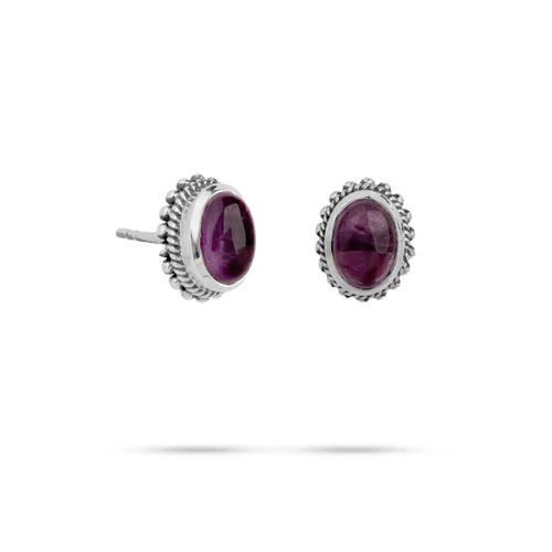 گوشواره نقره رز