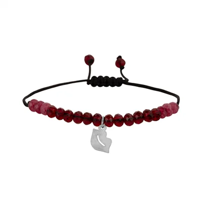 دستبند نقره بوسه