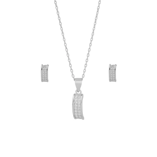 نیم ست نقره شقایق