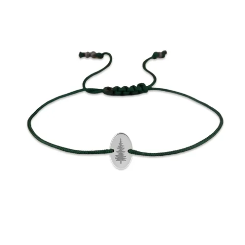 دستبند نقره کاج