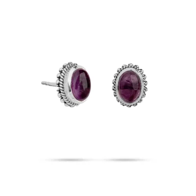 گوشواره نقره رز