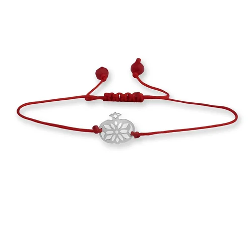 دستبند نقره انار