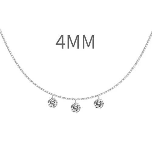 گردنبند نقره آون  4mm