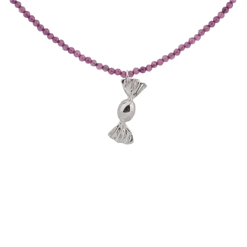 گردنبند نقره کندی