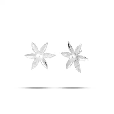 گوشواره نقره شکوفه