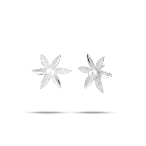 گوشواره نقره شکوفه