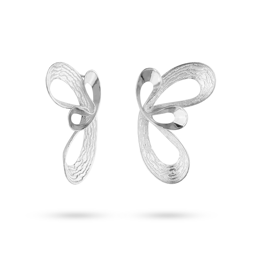 گوشواره نقره کرل